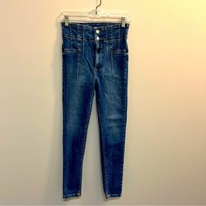 Free People High Waisted Skinny Jeans 27